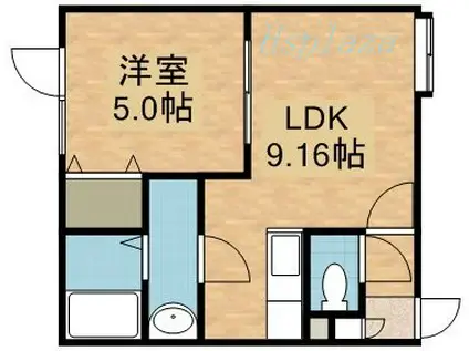 レアル・コンシェルト(1LDK/2階)の間取り写真