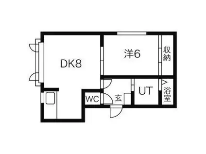 山内ビル(3LDK/3階)の間取り写真