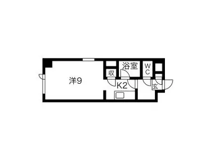 NACビル豊平(1K/5階)の間取り写真