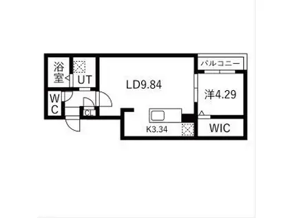 セレッソ本郷通(1LDK/4階)の間取り写真