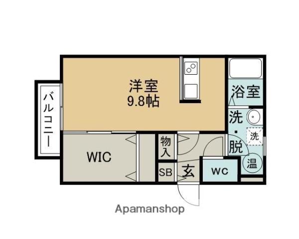 RESIDENCE HINODEⅡ(ワンルーム/3階)の間取り写真