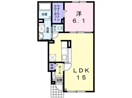 コルジャ(1LDK/1階)の間取り写真