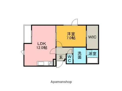 キャメルハウス(1LDK/2階)の間取り写真