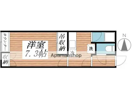 マ・メゾン(1K/2階)の間取り写真