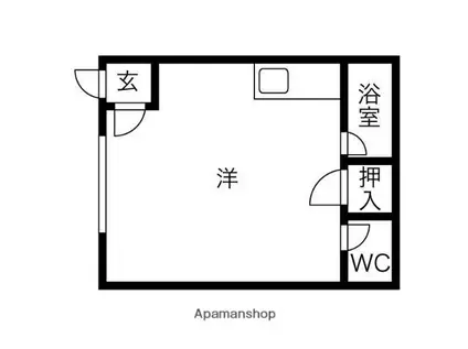 ハイツまるいNO143(ワンルーム/1階)の間取り写真