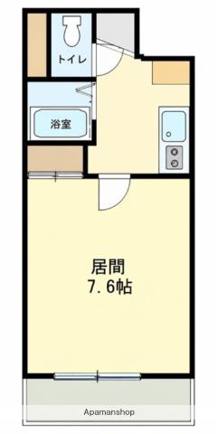 グレイス表町(ワンルーム/3階)の間取り写真