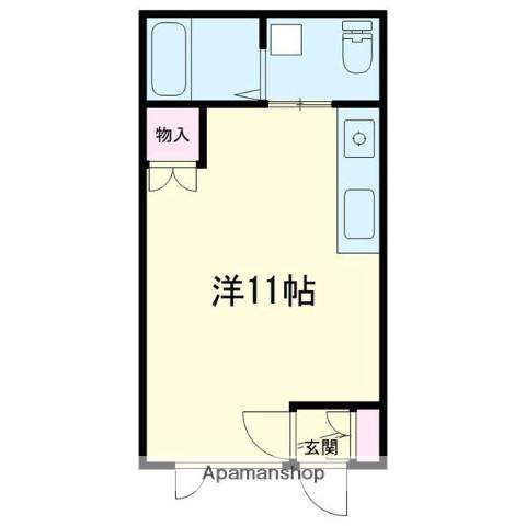 ノースポイント(ワンルーム/1階)の間取り写真