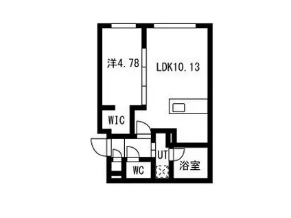 GAー手稲本町2-3MS(1LDK/5階)の間取り写真