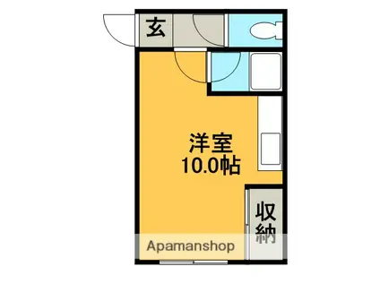 シャルム54(ワンルーム/2階)の間取り写真