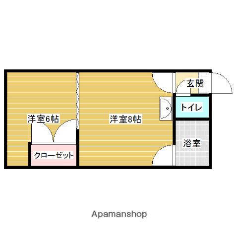 クドウハイツⅥ(1LDK/2階)の間取り写真
