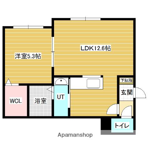 LIBRA(1LDK/1階)の間取り写真