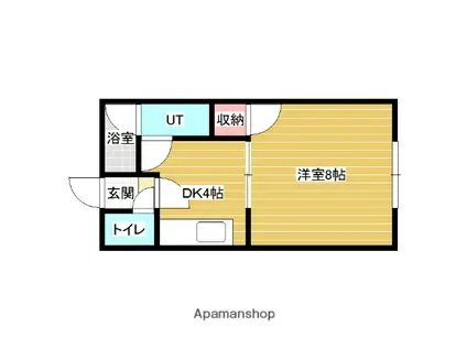 コーポJUNⅡ(1K/2階)の間取り写真