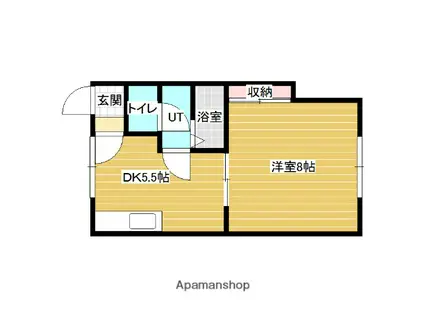 マイルームイレブン(1DK/1階)の間取り写真