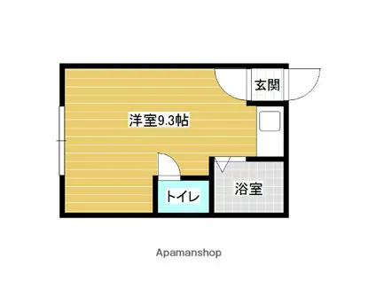 ソーシャルアパートメントRITZ(ワンルーム/2階)の間取り写真