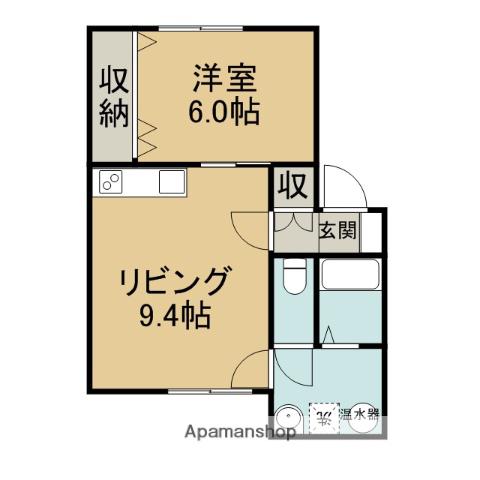 さくらマンション(1DK/1階)の間取り写真