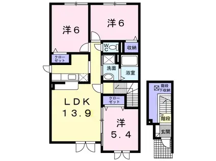 セイバリーブリーズ(3LDK/2階)の間取り写真