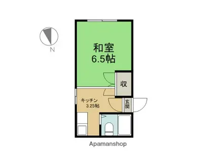 メゾン・ド・ソレイユ Ⅰ(ワンルーム/1階)の間取り写真