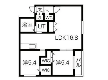 CASA DE SHELLEY(2LDK/4階)の間取り写真