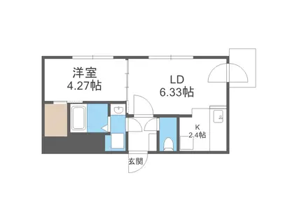 1213内覧会開催SーRESIDENCE医大南ALTIER(1LDK/1階)の間取り写真