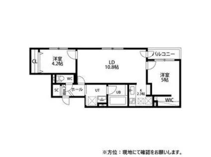 グランドサクセスピスタ(2LDK/4階)の間取り写真