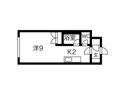 ハイム910(ワンルーム/4階)の間取り写真