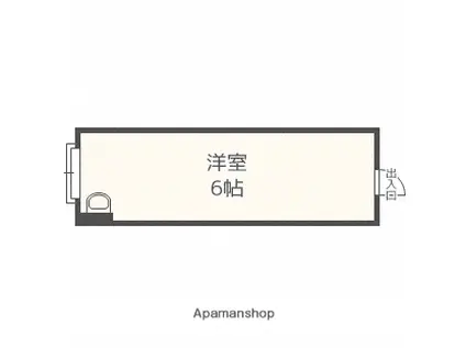 エタージュ29(ワンルーム/4階)の間取り写真