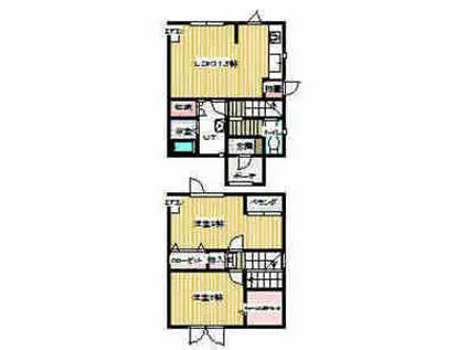 シャルマンソフィア(2LDK)の間取り写真