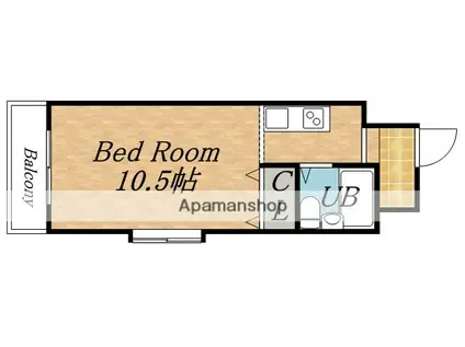 メゾン・ド・ラバンド(1K/4階)の間取り写真