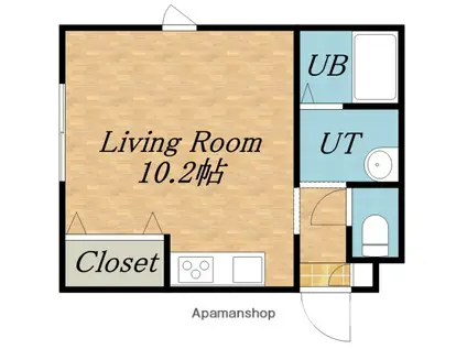 ハイツ・リヨン(ワンルーム/1階)の間取り写真