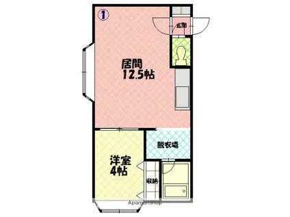 サンシャイン97(1LDK/2階)の間取り写真