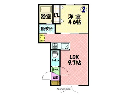 NOTE(1LDK/1階)の間取り写真