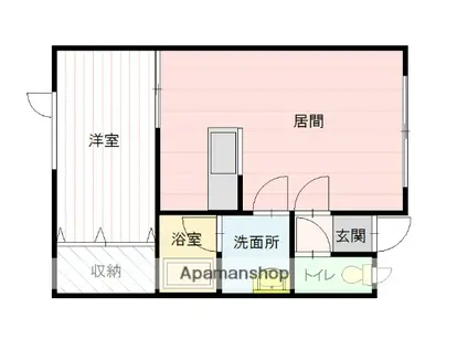 プレジデント NO1(1LDK/2階)の間取り写真
