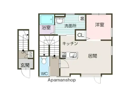 NEO-STRADA Ⅱ(1LDK/2階)の間取り写真