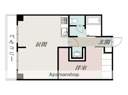 GRAND WACORE(1LDK/6階)の間取り写真