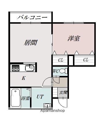 PREMIERE 1ST(1LDK/1階)の間取り写真