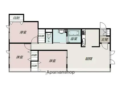ビオラン(3LDK/2階)の間取り写真