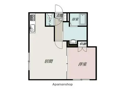 ディアコート51(1LDK/2階)の間取り写真