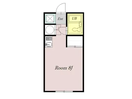 ヴィラナリー旭川 A棟(ワンルーム/3階)の間取り写真