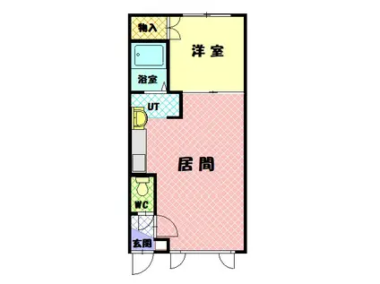 グラナダ76(1LDK/1階)の間取り写真
