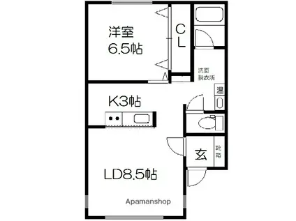 ARM LEGEND Ⅳ(1LDK/2階)の間取り写真