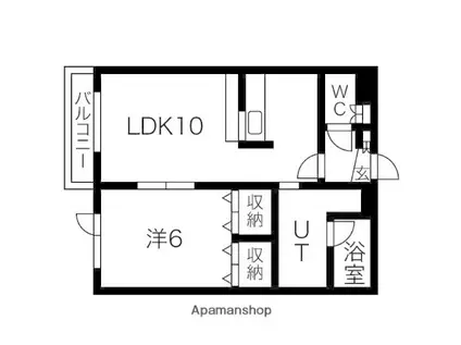 フローレンス(2LDK/3階)の間取り写真