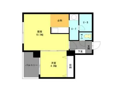 グランデフィラ(1LDK/2階)の間取り写真