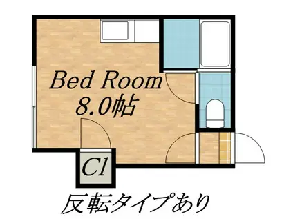 クラブハウス(ワンルーム/3階)の間取り写真