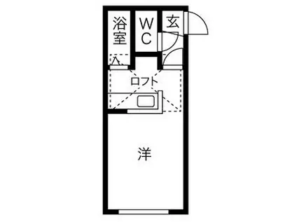 PLAZA IN YOU(1K/3階)の間取り写真