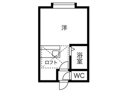 ベルメゾン琴似B(ワンルーム/2階)の間取り写真