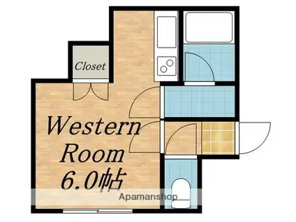 ソシアルビレッジ(ワンルーム/3階)の間取り写真