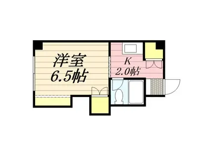 メゾン北斗男子専用学生会館(1K/2階)の間取り写真