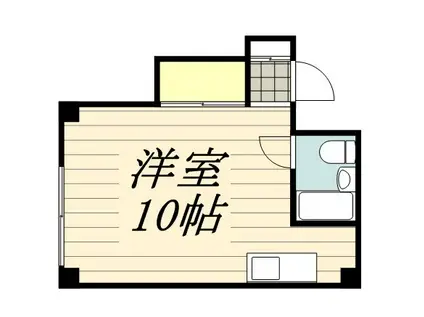 34条ビル(ワンルーム/3階)の間取り写真