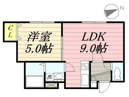 いなんくるしのろ(1LDK/2階)の間取り写真