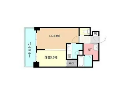 小泉マンションMEM19(1LDK/6階)の間取り写真